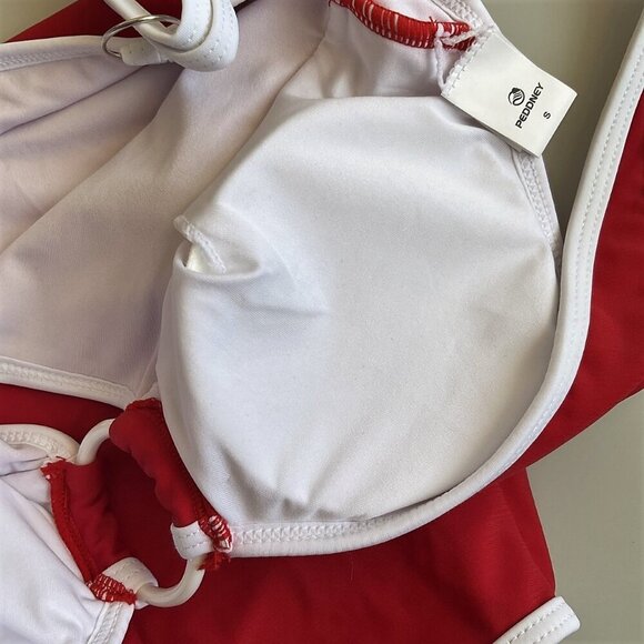 NEW CENTER RING PLUNGE MONOKINI ONE PIECE SWIMSUIT - Picture 8 of 10